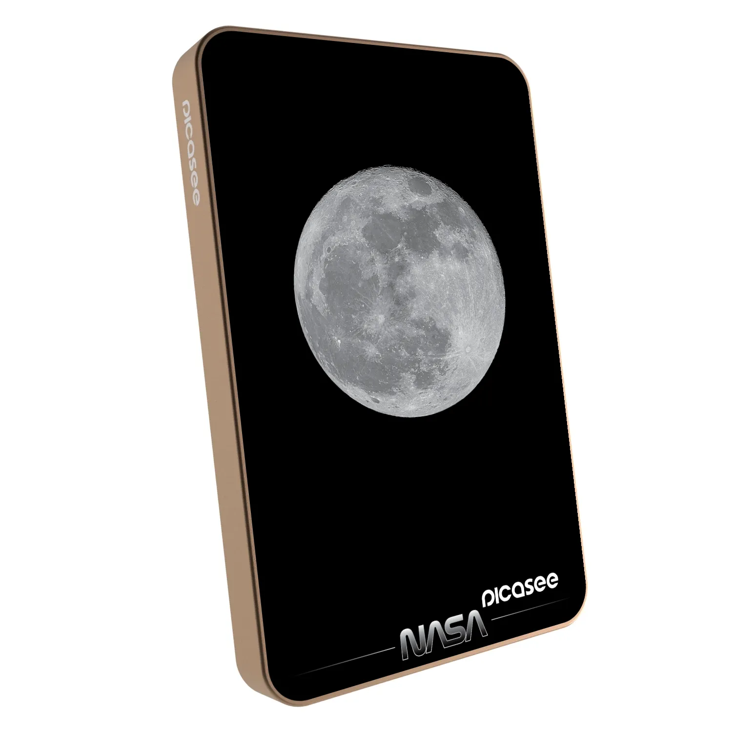 Picasee Powerbank MagSafe 5 000 mAh Aranysárga - Moon Minimal