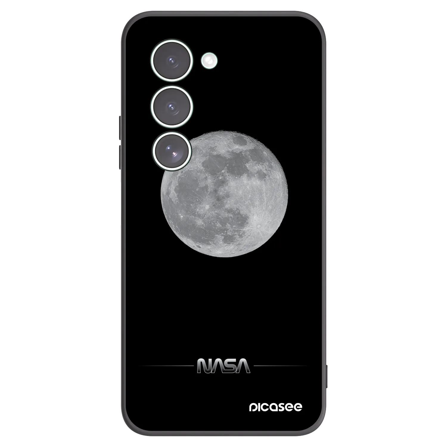 Picasee fekete szilikon tok az alábbi mobiltelefonokra Xiaomi Redmi 15 5G - Moon Minimal
