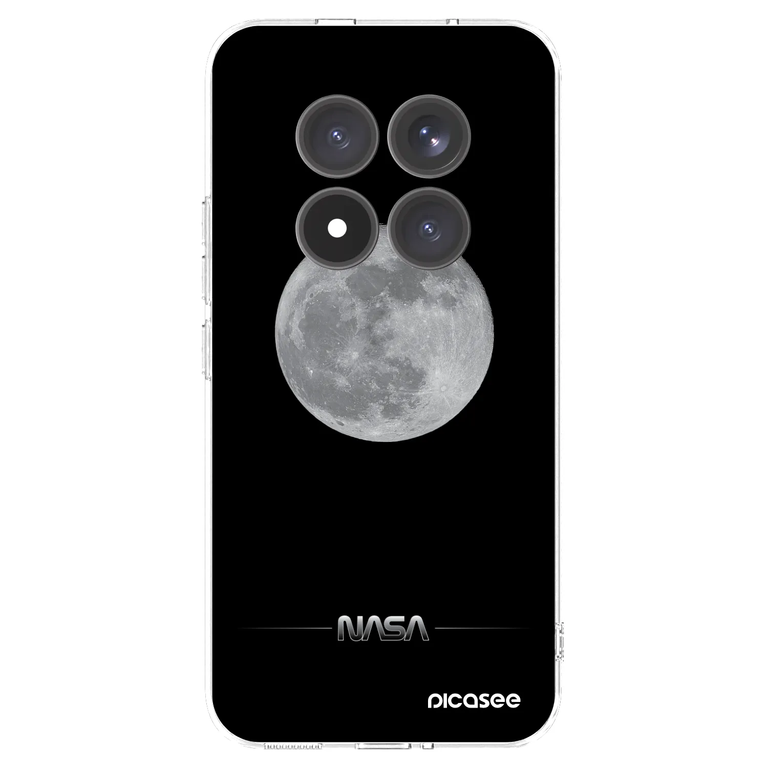 Picasee átlátszó szilikon tok az alábbi mobiltelefonokra Xiaomi Redmi Note 15 Pro+ - Moon Minimal