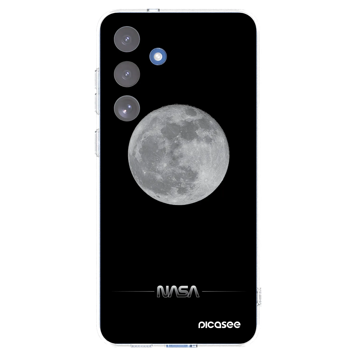 Picasee átlátszó szilikon tok az alábbi mobiltelefonokra Samsung Galaxy S25 FE 5G - Moon Minimal