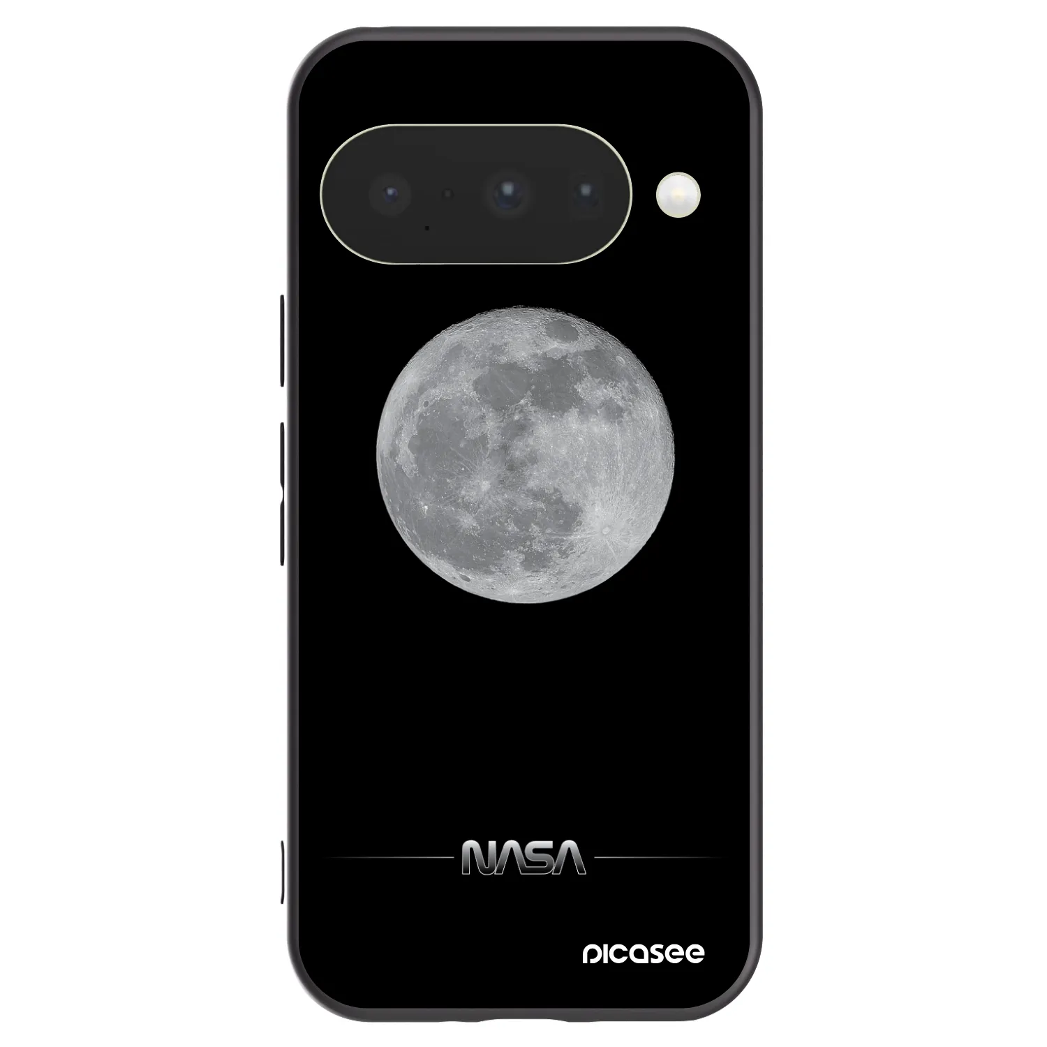 Picasee fekete szilikon tok az alábbi mobiltelefonokra Google Pixel 10 - Moon Minimal