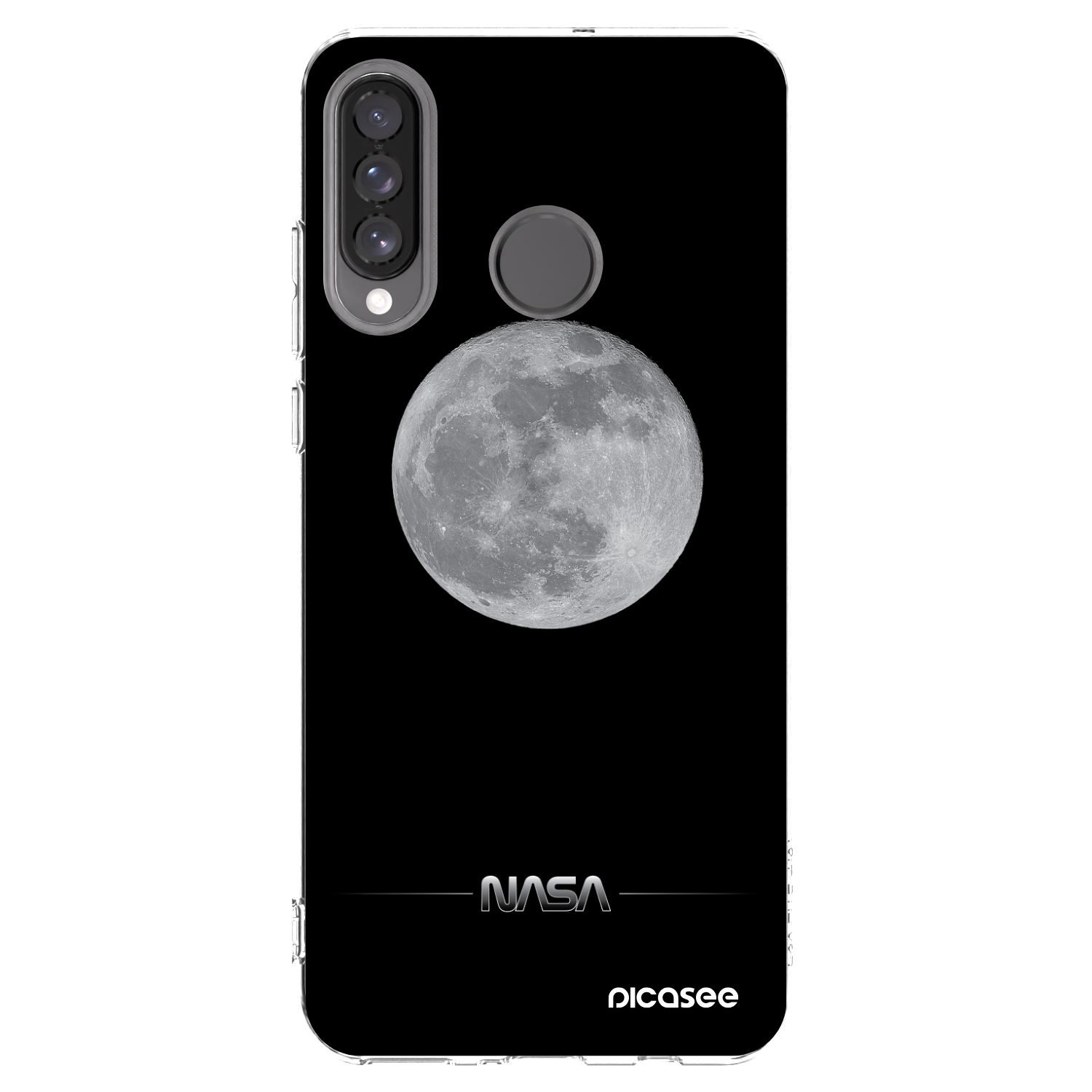 Picasee átlátszó szilikon tok az alábbi mobiltelefonokra Huawei P30 Lite - Moon Minimal