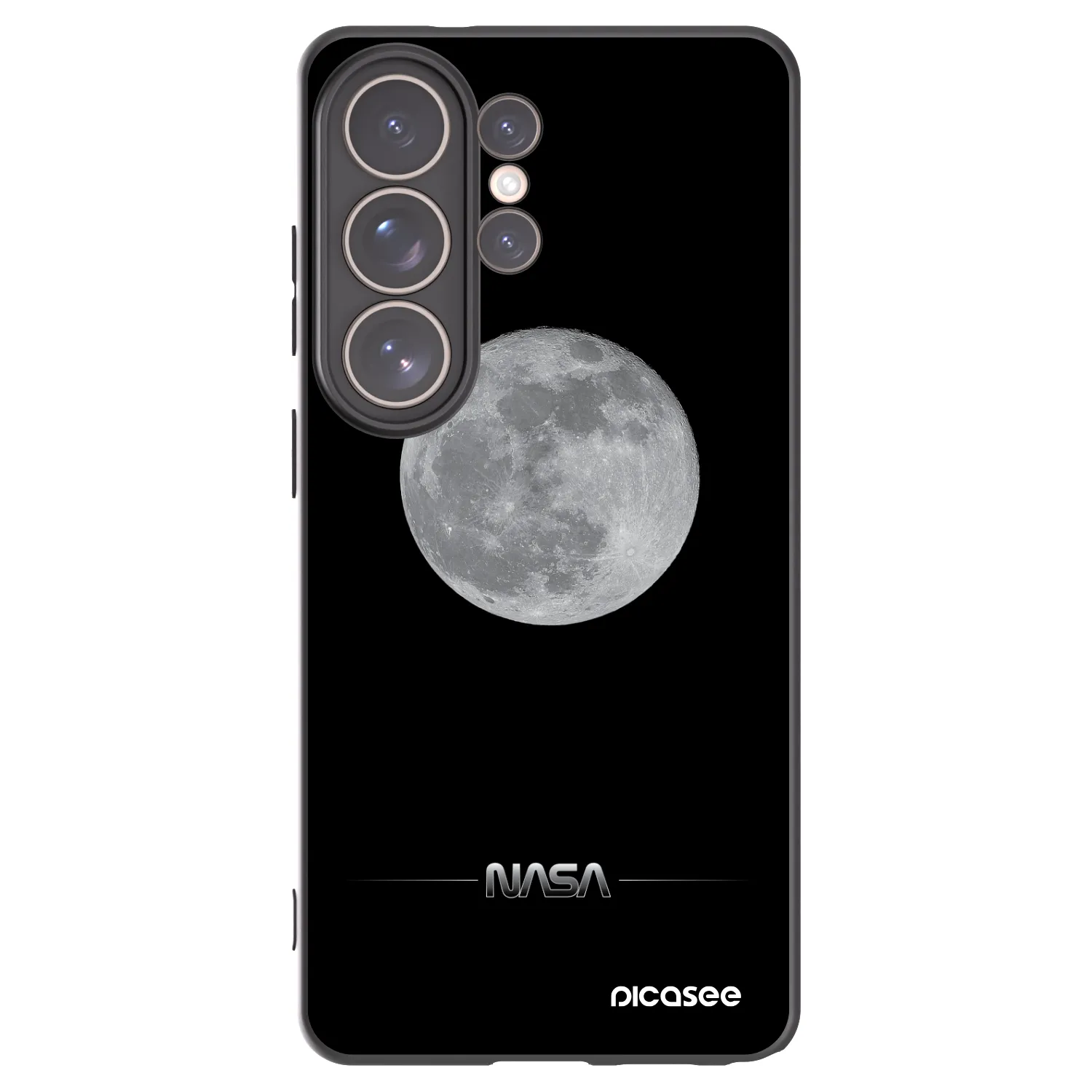 Picasee fekete szilikon tok az alábbi mobiltelefonokra Samsung Galaxy S26 Ultra - Moon Minimal