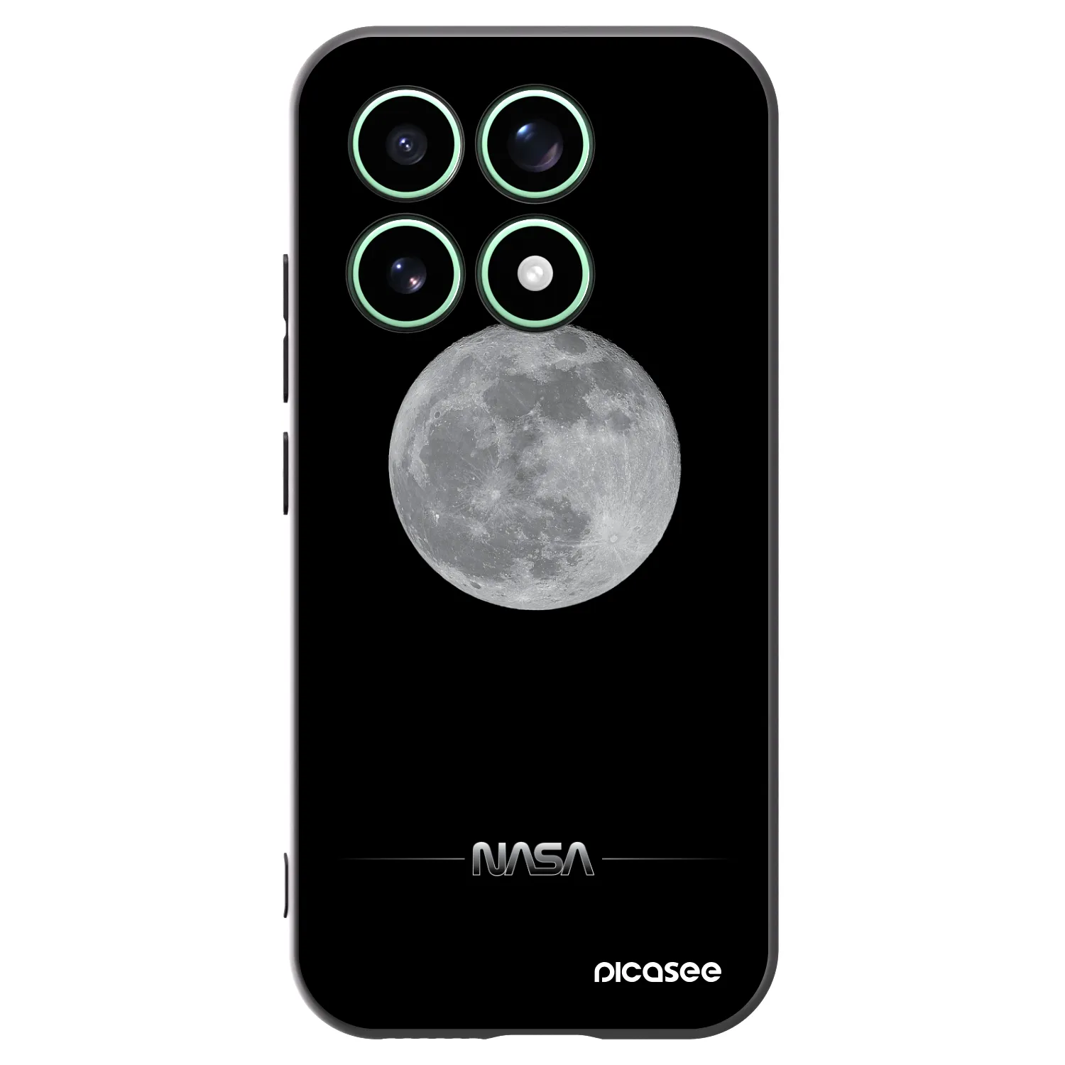 Picasee fekete szilikon tok az alábbi mobiltelefonokra Xiaomi 17 - Moon Minimal