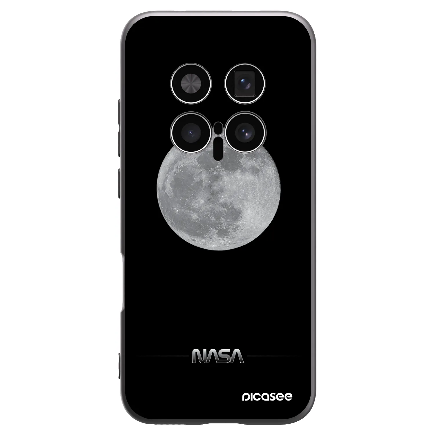 Picasee fekete szilikon tok az alábbi mobiltelefonokra Honor Magic8 Pro 5G - Moon Minimal