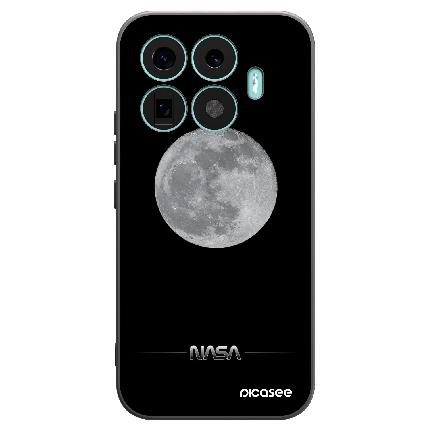 Picasee fekete szilikon tok az alábbi mobiltelefonokra Xiaomi 17T - Moon Minimal