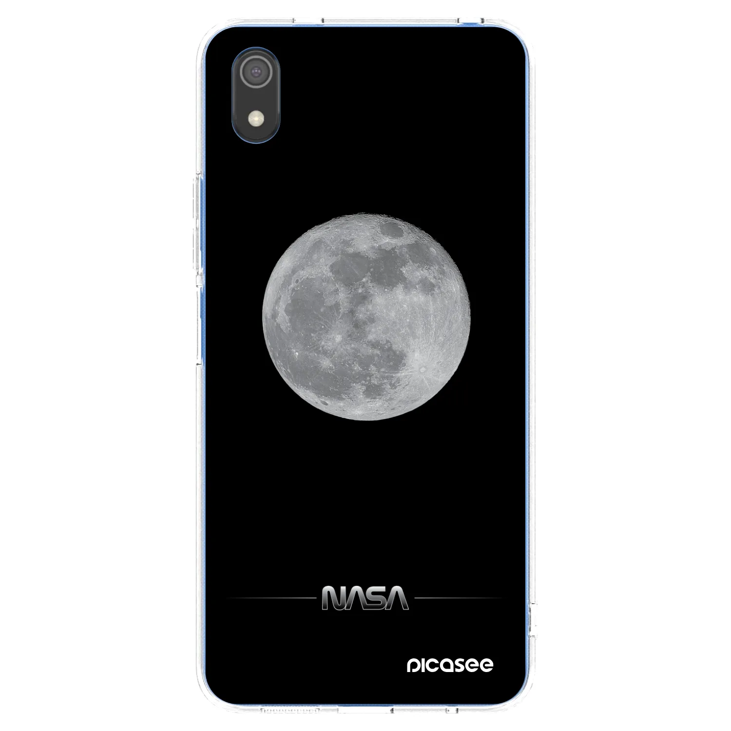 Picasee átlátszó szilikon tok az alábbi mobiltelefonokra Xiaomi Redmi 7A - Moon Minimal