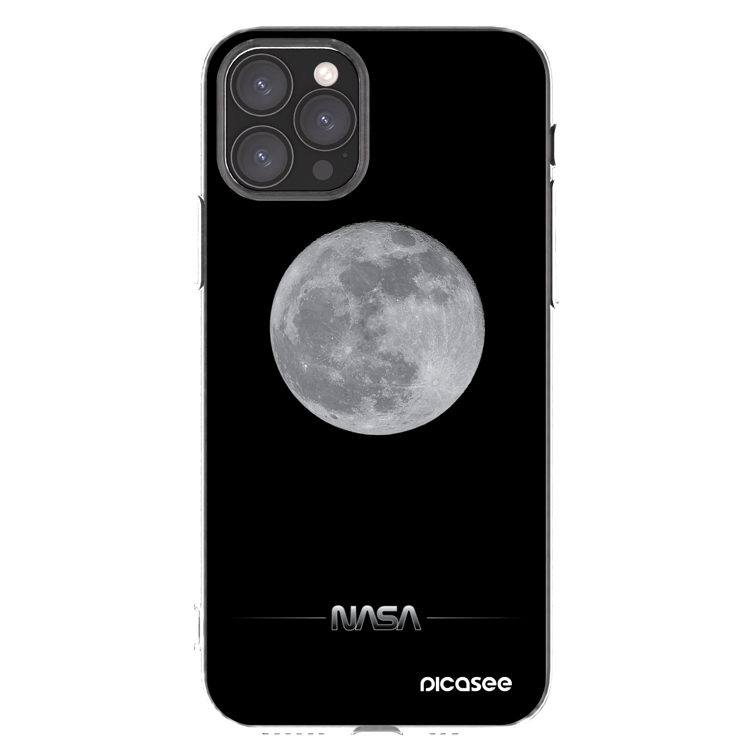 Picasee átlátszó szilikon tok az alábbi mobiltelefonokra Apple iPhone 11 Pro - Moon Minimal