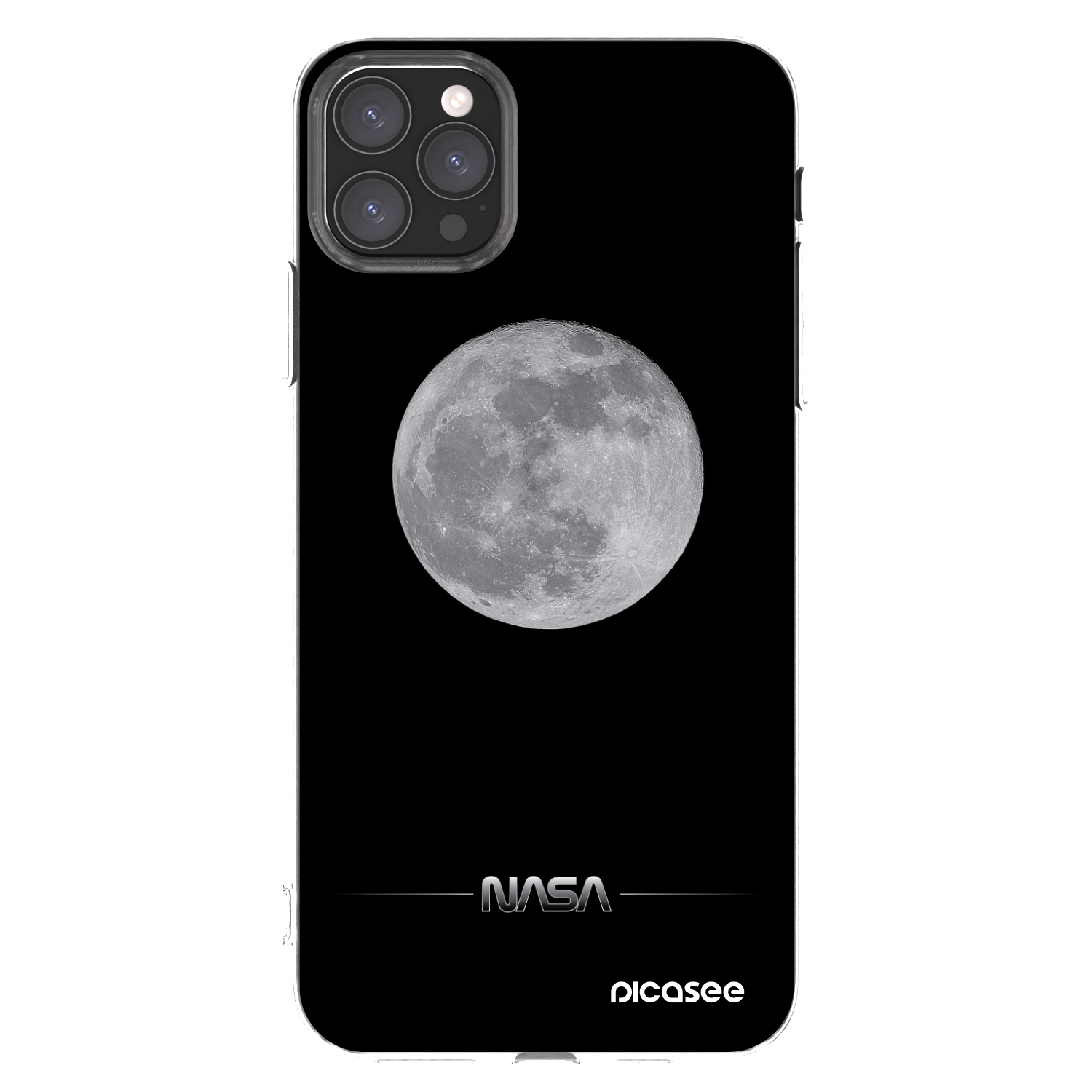 Picasee átlátszó szilikon tok az alábbi mobiltelefonokra Apple iPhone 11 Pro Max - Moon Minimal