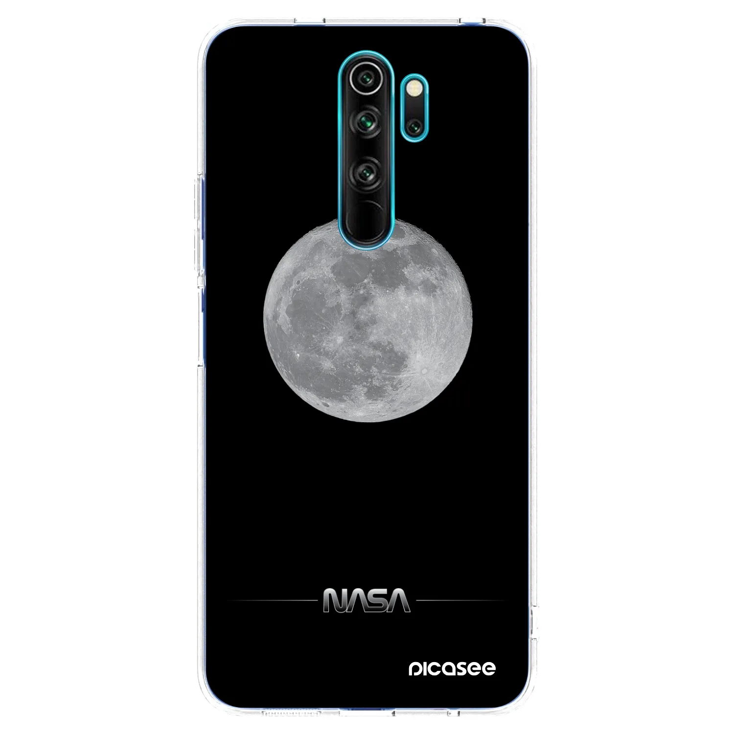 Picasee átlátszó szilikon tok az alábbi mobiltelefonokra Xiaomi Redmi Note 8 Pro - Moon Minimal