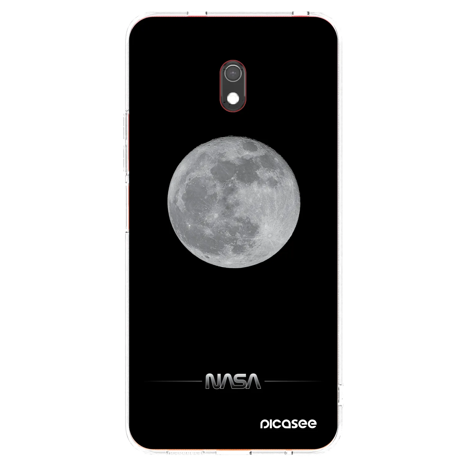 Picasee átlátszó szilikon tok az alábbi mobiltelefonokra Xiaomi Redmi 8A - Moon Minimal