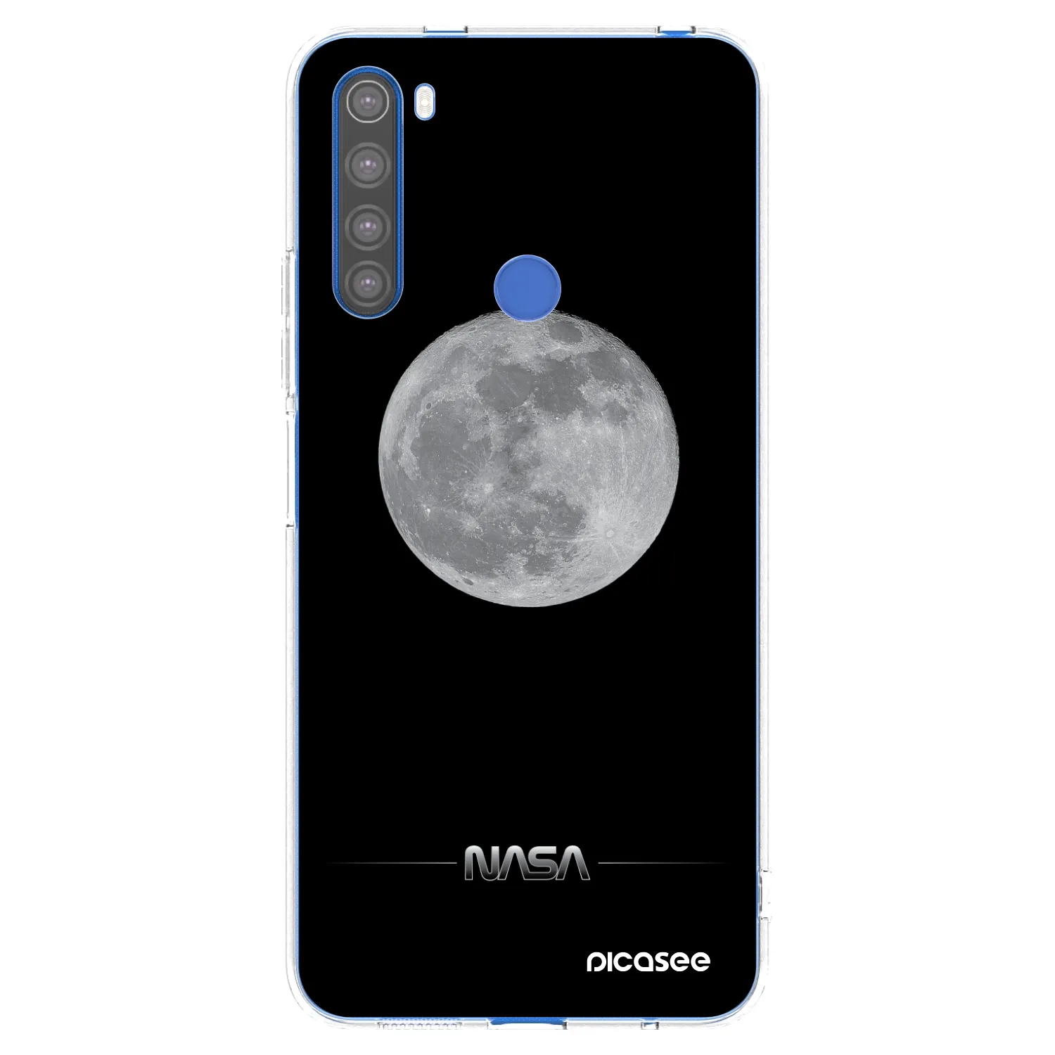 Picasee átlátszó szilikon tok az alábbi mobiltelefonokra Xiaomi Redmi Note 8T - Moon Minimal