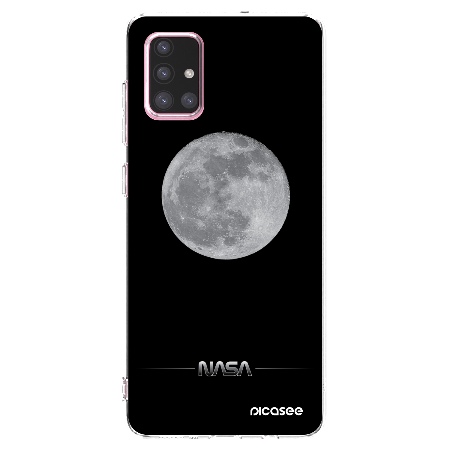 Picasee átlátszó szilikon tok az alábbi mobiltelefonokra Samsung Galaxy A71 A715F - Moon Minimal