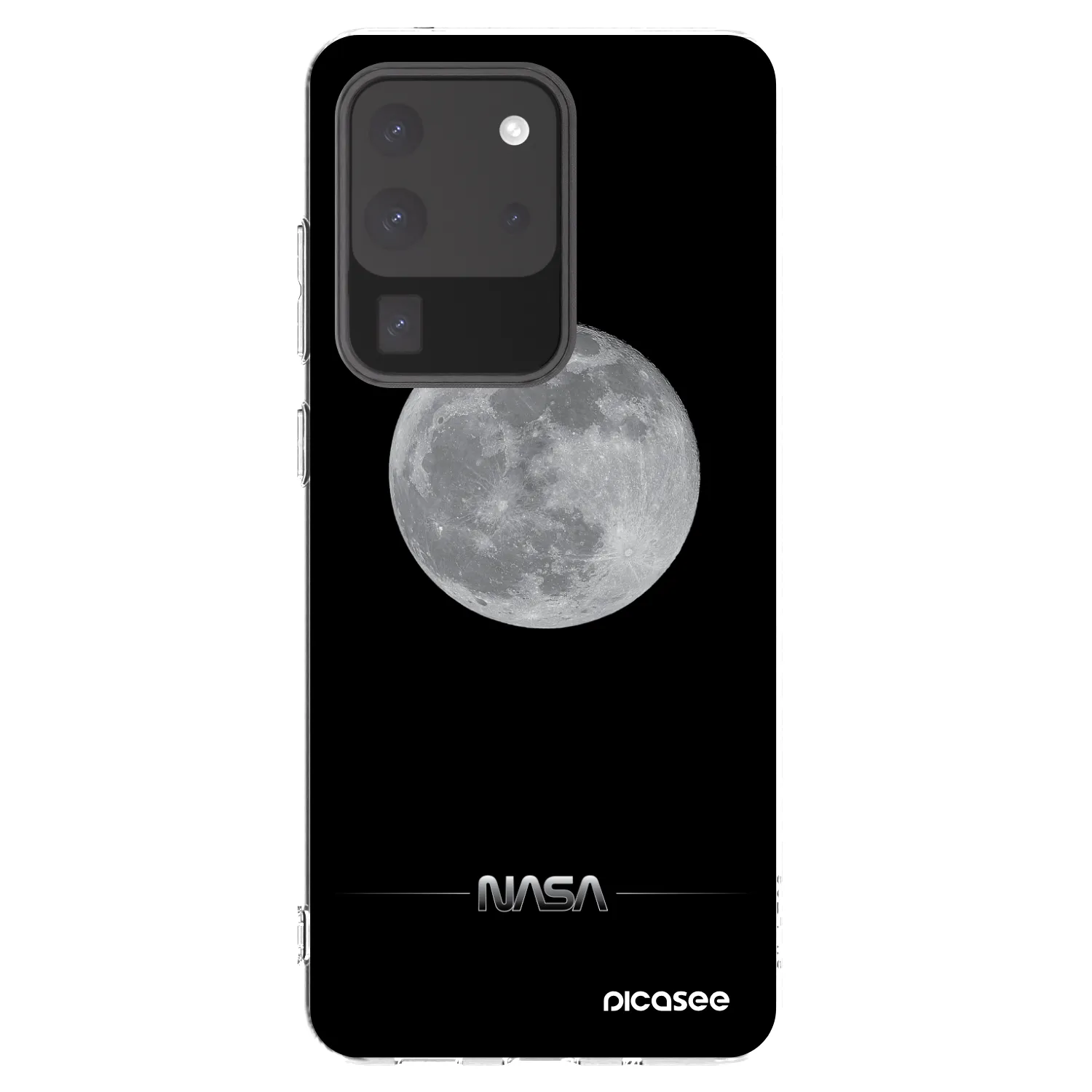 Picasee átlátszó szilikon tok az alábbi mobiltelefonokra Samsung Galaxy S20 Ultra 5G G988F - Moon Minimal