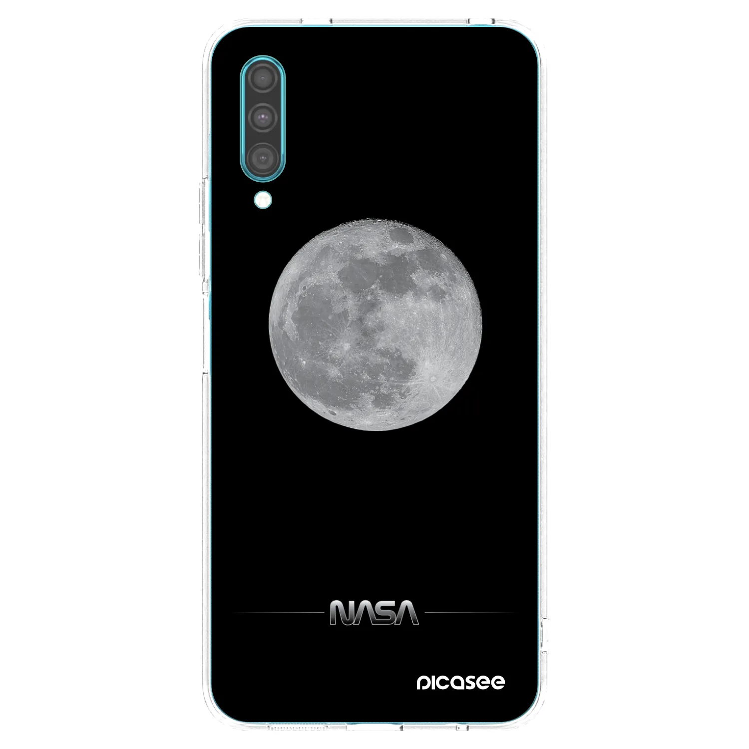 Picasee átlátszó szilikon tok az alábbi mobiltelefonokra Samsung Galaxy A30s A307F - Moon Minimal