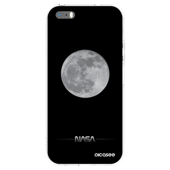 Picasee átlátszó szilikon tok az alábbi mobiltelefonokra Apple iPhone 5/5S/SE - Moon Minimal