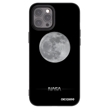 Picasee fekete szilikon tok az alábbi mobiltelefonokra Apple iPhone 12 Pro Max - Moon Minimal