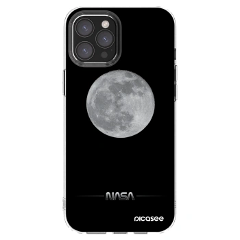 Picasee átlátszó szilikon tok az alábbi mobiltelefonokra Apple iPhone 12 Pro Max - Moon Minimal
