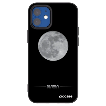 Picasee fekete szilikon tok az alábbi mobiltelefonokra Apple iPhone 12 mini - Moon Minimal