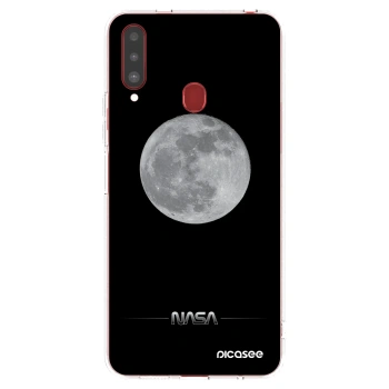 Picasee átlátszó szilikon tok az alábbi mobiltelefonokra Samsung Galaxy A20s - Moon Minimal
