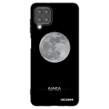 Picasee fekete szilikon tok az alábbi mobiltelefonokra Samsung Galaxy A12 A125F - Moon Minimal