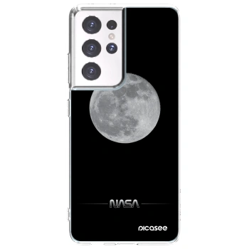 Picasee átlátszó szilikon tok az alábbi mobiltelefonokra Samsung Galaxy S21 Ultra 5G G998B - Moon Minimal