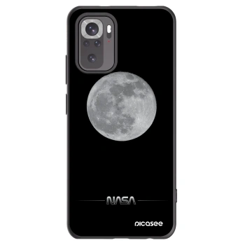 Picasee fekete szilikon tok az alábbi mobiltelefonokra Xiaomi Redmi Note 10 - Moon Minimal
