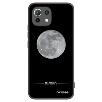 Picasee fekete szilikon tok az alábbi mobiltelefonokra Xiaomi Mi 11 Lite - Moon Minimal