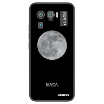Picasee fekete szilikon tok az alábbi mobiltelefonokra Xiaomi Mi 11 Ultra - Moon Minimal