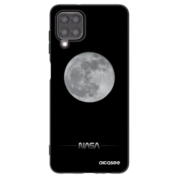 Picasee fekete szilikon tok az alábbi mobiltelefonokra Samsung Galaxy M12 M127F - Moon Minimal