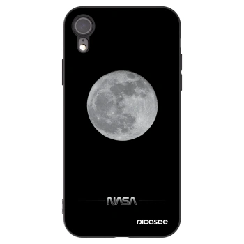 Picasee fekete szilikon tok az alábbi mobiltelefonokra Apple iPhone XR - Moon Minimal
