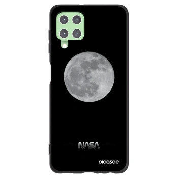 Picasee fekete szilikon tok az alábbi mobiltelefonokra Samsung Galaxy A22 A225F 4G - Moon Minimal