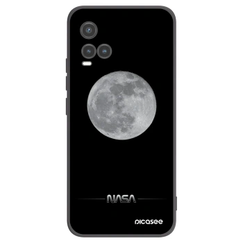 Picasee fekete szilikon tok az alábbi mobiltelefonokra Vivo Y33s - Moon Minimal