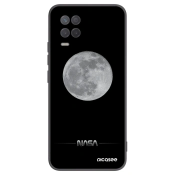 Picasee fekete szilikon tok az alábbi mobiltelefonokra Realme 8 5G - Moon Minimal