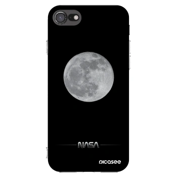 Picasee átlátszó szilikon tok az alábbi mobiltelefonokra Apple iPhone SE 2022 - Moon Minimal