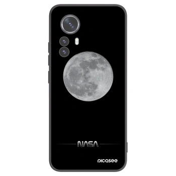 Picasee fekete szilikon tok az alábbi mobiltelefonokra Xiaomi 12 Pro - Moon Minimal
