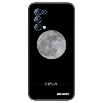Picasee fekete szilikon tok az alábbi mobiltelefonokra OPPO Reno 5 5G - Moon Minimal