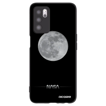 Picasee fekete szilikon tok az alábbi mobiltelefonokra OPPO A16 - Moon Minimal