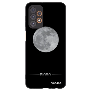 Picasee fekete szilikon tok az alábbi mobiltelefonokra Samsung Galaxy A23 A236B 5G - Moon Minimal