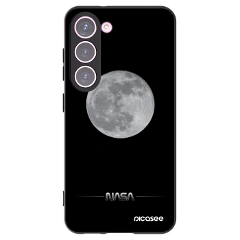 Picasee fekete szilikon tok az alábbi mobiltelefonokra Samsung Galaxy S23 5G - Moon Minimal