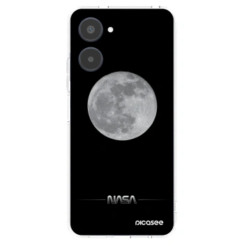 Picasee átlátszó szilikon tok az alábbi mobiltelefonokra Realme 10 4G - Moon Minimal