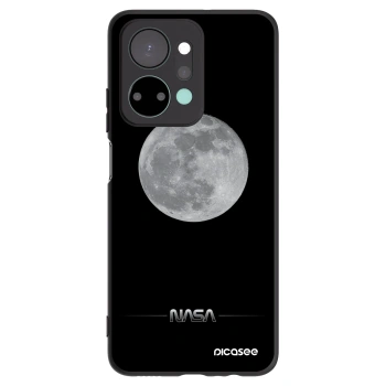 Picasee fekete szilikon tok az alábbi mobiltelefonokra Honor X7a - Moon Minimal