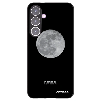 Picasee fekete szilikon tok az alábbi mobiltelefonokra Samsung Galaxy S24+ S926B 5G - Moon Minimal