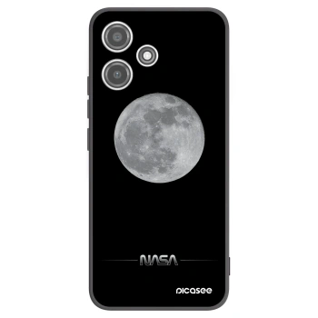 Picasee fekete szilikon tok az alábbi mobiltelefonokra Xiaomi Redmi 12 5G - Moon Minimal