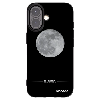 Picasee fekete szilikon tok az alábbi mobiltelefonokra Apple iPhone 16 - Moon Minimal