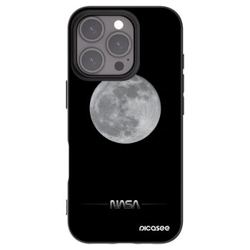 Picasee fekete szilikon tok az alábbi mobiltelefonokra Apple iPhone 16 Pro - Moon Minimal