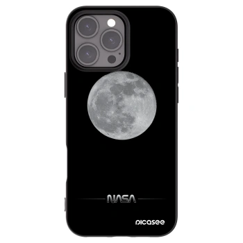 Picasee fekete szilikon tok az alábbi mobiltelefonokra Apple iPhone 16 Pro Max - Moon Minimal