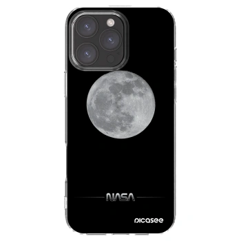 Picasee átlátszó szilikon tok az alábbi mobiltelefonokra Apple iPhone 16 Pro Max - Moon Minimal