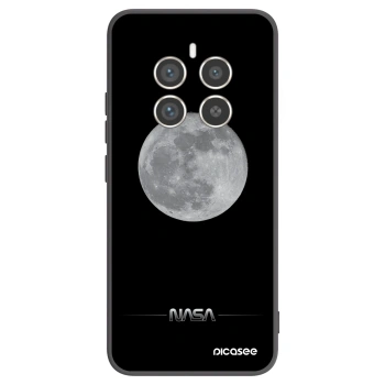Picasee fekete szilikon tok az alábbi mobiltelefonokra Realme 12 Pro 5G - Moon Minimal