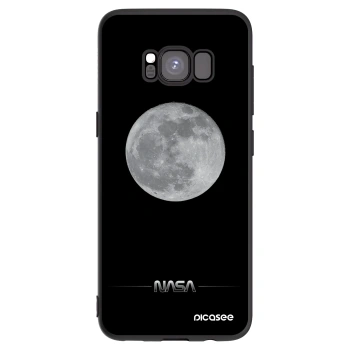 Picasee fekete szilikon tok az alábbi mobiltelefonokra Samsung Galaxy S8 G950F - Moon Minimal